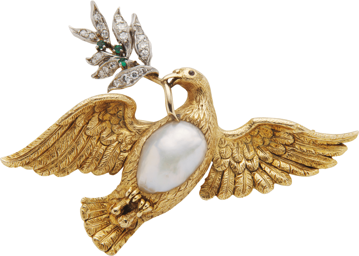 Sculpted dove artwork listed for auction online